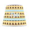 Poop Emoji Poly Film Empire Lampshade - Front View