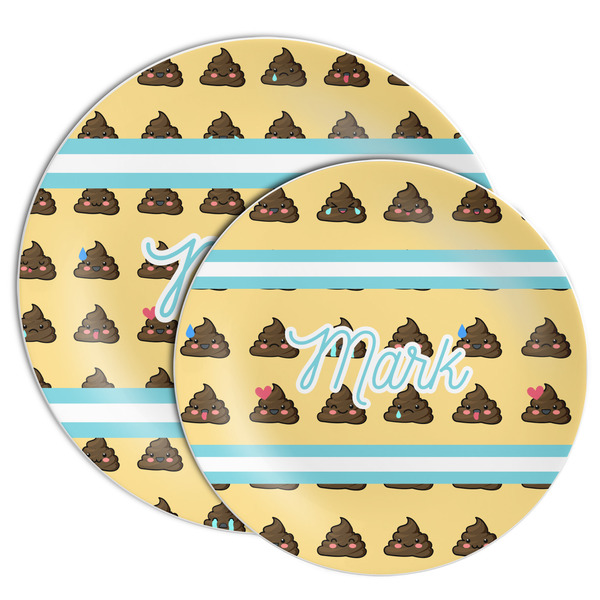 Poop Emoji Melamine Plates - PARENT/MAIN