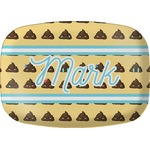 Poop Emoji Melamine Platter (Personalized)