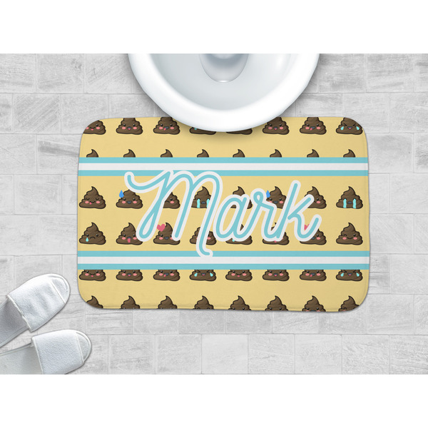 Poop Emoji Memory Foam Bath Mat - LIFESTYLE 34x21