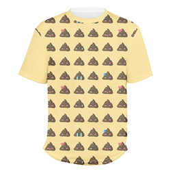 Poop Emoji Men's Crew T-Shirt - Medium