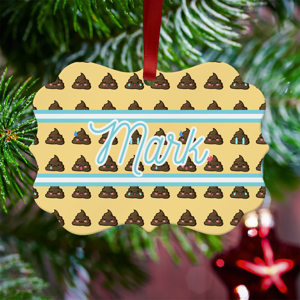 Poop Emoji Metal Benilux Ornament - Lifestyle