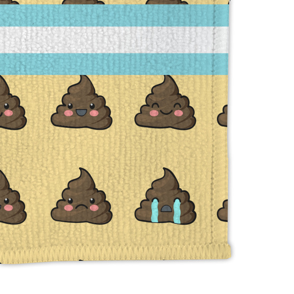 Poop Emoji Microfiber Dish Rag - DETAIL