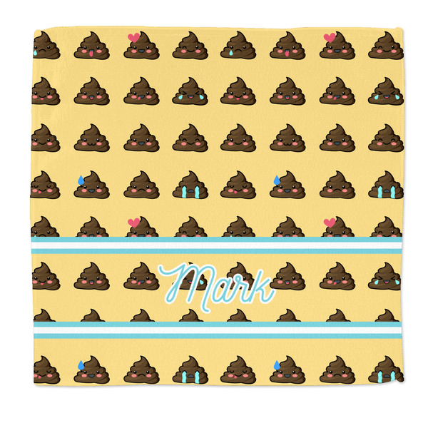 Custom Poop Emoji Microfiber Dish Rag (Personalized)