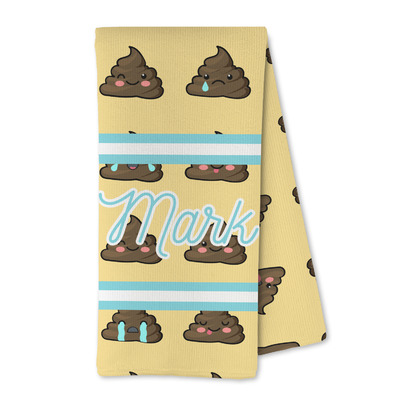 Poop Emoji Kitchen Towel - Microfiber (Personalized)
