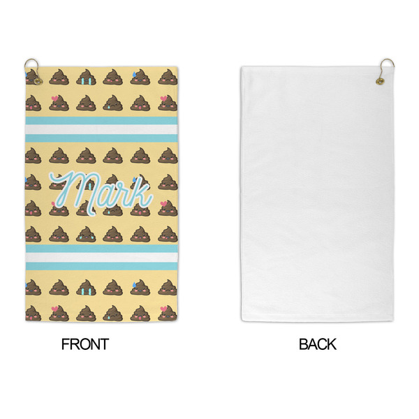 Poop Emoji Microfiber Golf Towels - APPROVAL
