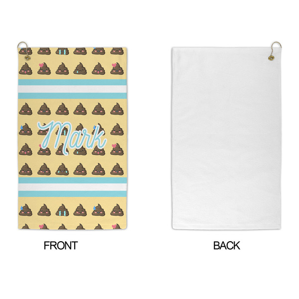 Poop Emoji Microfiber Golf Towels - APPROVAL