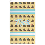 Poop Emoji Microfiber Golf Towel (Personalized)