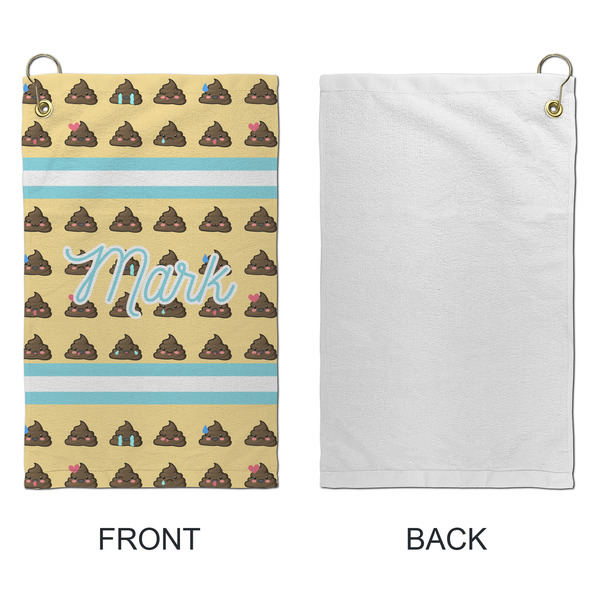 Poop Emoji Microfiber Golf Towels - Small - APPROVAL