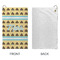 Poop Emoji Microfiber Golf Towels - Small - APPROVAL
