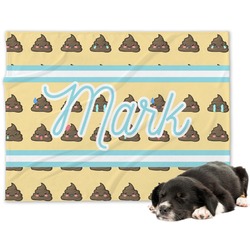 Poop Emoji Dog Blanket (Personalized)