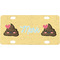 Poop Emoji Mini License Plate
