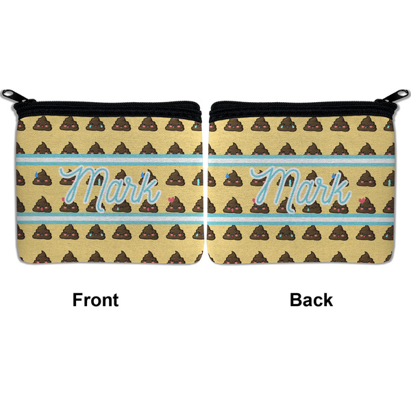 Poop Emoji Neoprene Coin Purse - Front & Back (APPROVAL)