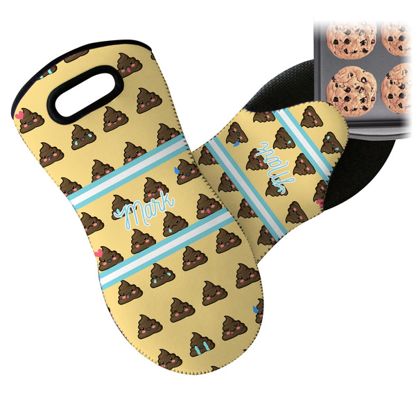 Poop Emoji Neoprene Oven Mitt