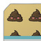 Poop Emoji Octagon Placemat - Single front (DETAIL)