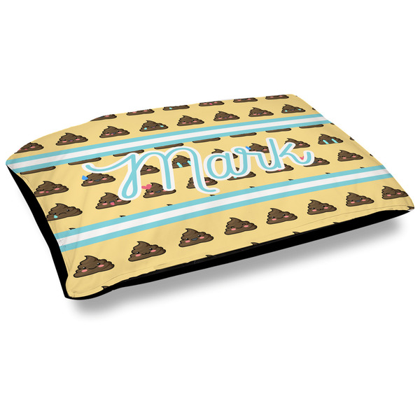 Custom Poop Emoji Dog Bed w/ Name or Text