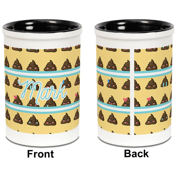 Poop Emoji Pencil Holder - Black - approval