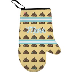 Poop Emoji Right Oven Mitt (Personalized)