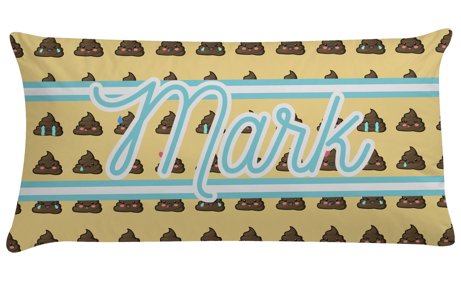 Poop Emoji Pillow Case King (Personalized) YouCustomizeIt