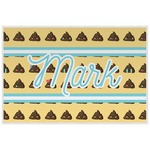 Poop Emoji Laminated Placemat w/ Name or Text