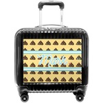 Poop Emoji Pilot / Flight Suitcase (Personalized)