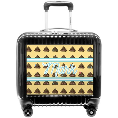 Poop Emoji Pilot / Flight Suitcase (Personalized)