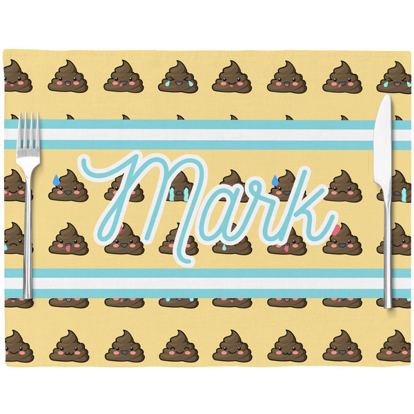 Poop Emoji Placemat with Props