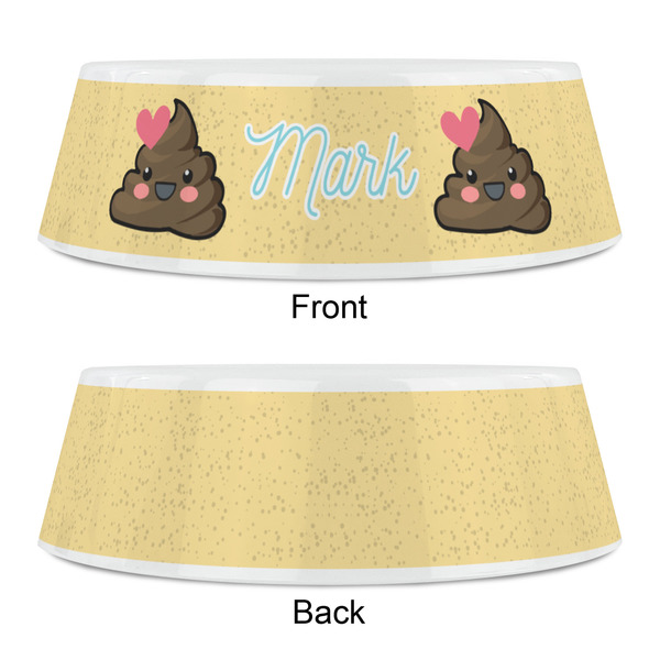 Poop Emoji Plastic Pet Bowls - Small - APPROVAL