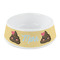 Poop Emoji Plastic Dog Bowl - Small (Personalized)