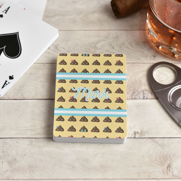 Poop Emoji Playing Cards - In Context