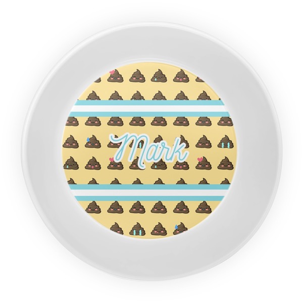 Poop Emoji Melamine Bowl - Center