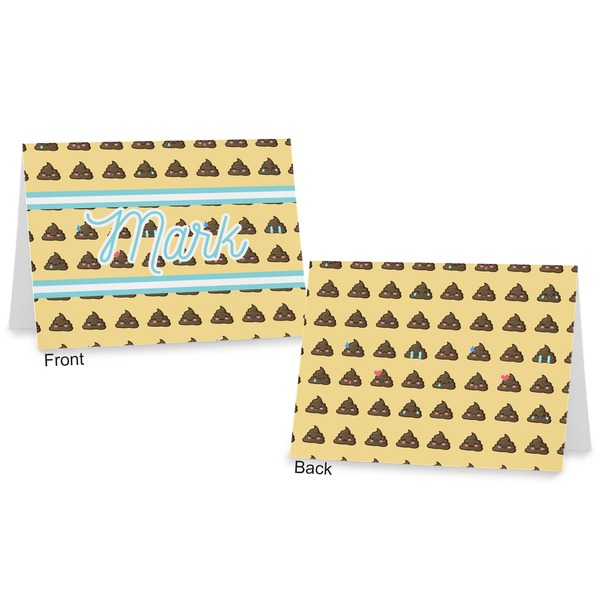 Poop Emoji Postcard - Front and Back