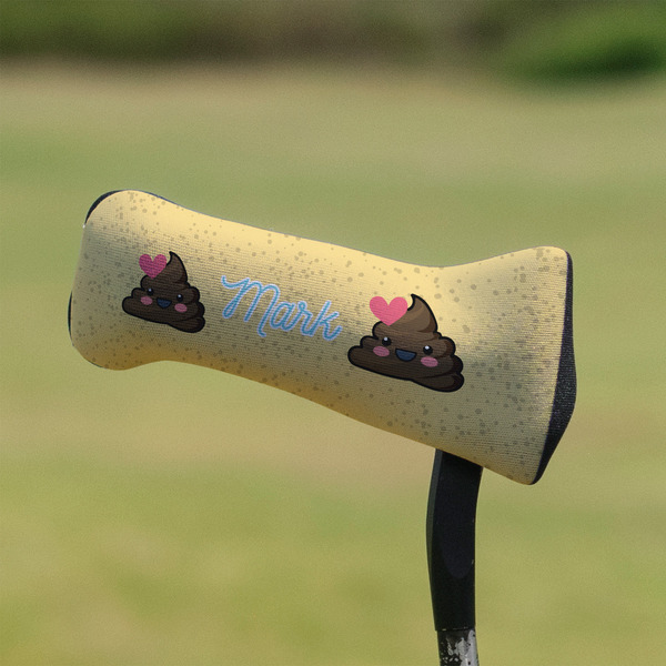 Poop Emoji Putter Cover - On Putter