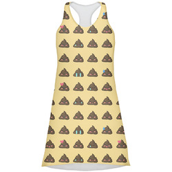 Poop Emoji Racerback Dress - 2X Large (Personalized)