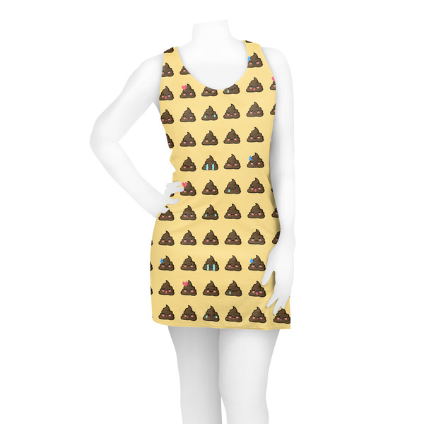 Poop Emoji Racerback Dress - On Model - Front