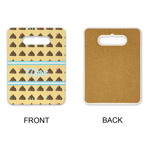 Poop Emoji Rectangle Trivet with Handle - APPROVAL