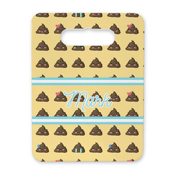 Poop Emoji Rectangular Trivet with Handle (Personalized)