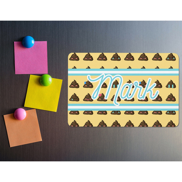 Poop Emoji Rectangular Fridge Magnet - LIFESTYLE