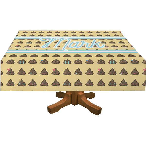 Poop Emoji Rectangular Tablecloths (Personalized)