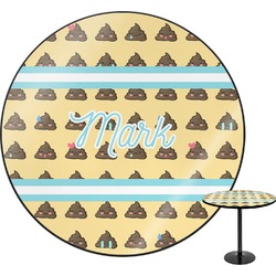 Poop Emoji Round Table (Personalized)