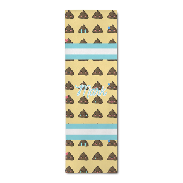 Custom Poop Emoji Runner Rug - 2.5'x8' w/ Name or Text