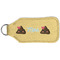 Poop Emoji Sanitizer Holder Keychain - Large (Back)