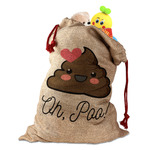 Poop Emoji Santa Sack (Personalized)