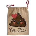 Poop Emoji Santa Sack - Front (Personalized)