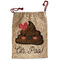 Poop Emoji Santa Bag - Front