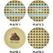 Poop Emoji Set of Appetizer / Dessert Plates (Approval)