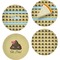 Poop Emoji Set of Appetizer / Dessert Plates