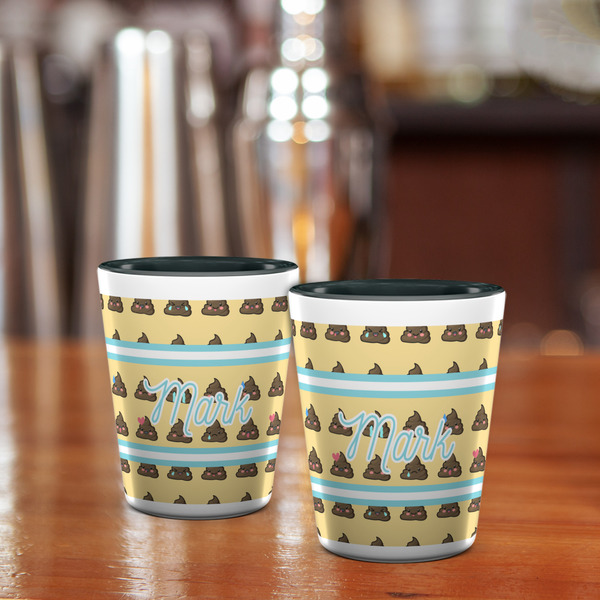 Poop Emoji Shot Glass - Two Tone - LIFESTYLE