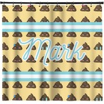 Poop Emoji Shower Curtain - Custom Size (Personalized)