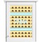 Poop Emoji Single White Cabinet Decal